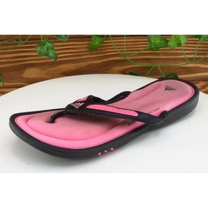 adidas Youth Girls Shoes Size 6‎ M Black Flip Flop Synthetic